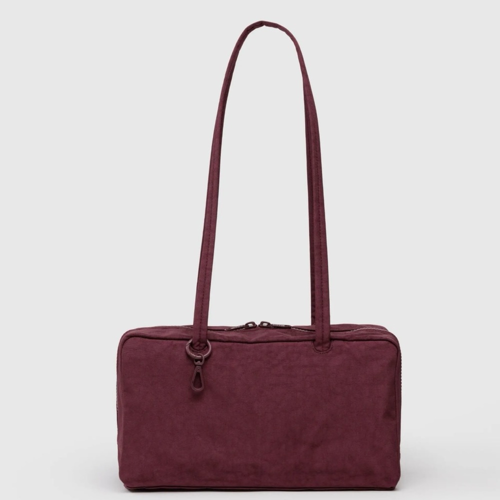 BAGGU Deep Burgundy Shoulder Bag